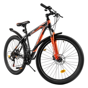 Горный велосипед RS Classic 26 2022 (черный/оранжевый) - фото