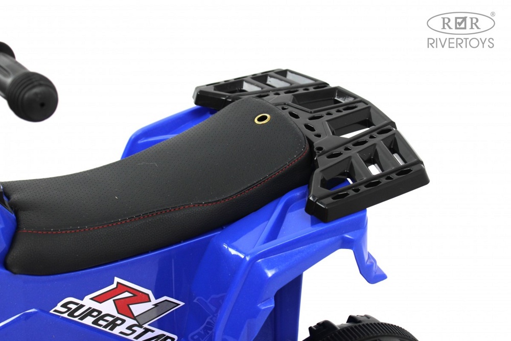 Детский электроквадроцикл RiverToys L222LL (синий) - фото6