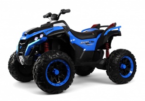 Детский электроквадроцикл RiverToys Z888VO 4WD (синий) - фото