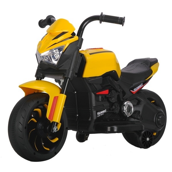 Детский электромобиль, мотоцикл Igro TD BLF-819Y (желтый)