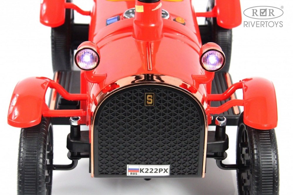 Детский электромобиль RiverToys K222PX (красный) - фото4