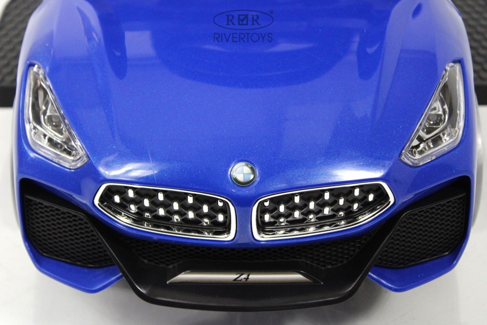 Детский толокар RiverToys Z005ZZ-B (синий) - фото4