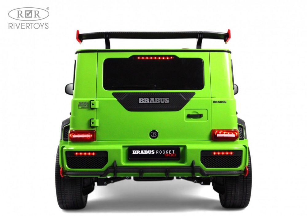 Детский электромобиль RiverToys Z888ZZ (зеленый) Brabus Полноприводный Двухместный фото-6 Детский электромобиль RiverToys Z888ZZ (зеленый) Brabus Полноприводный Двухместный фото-6