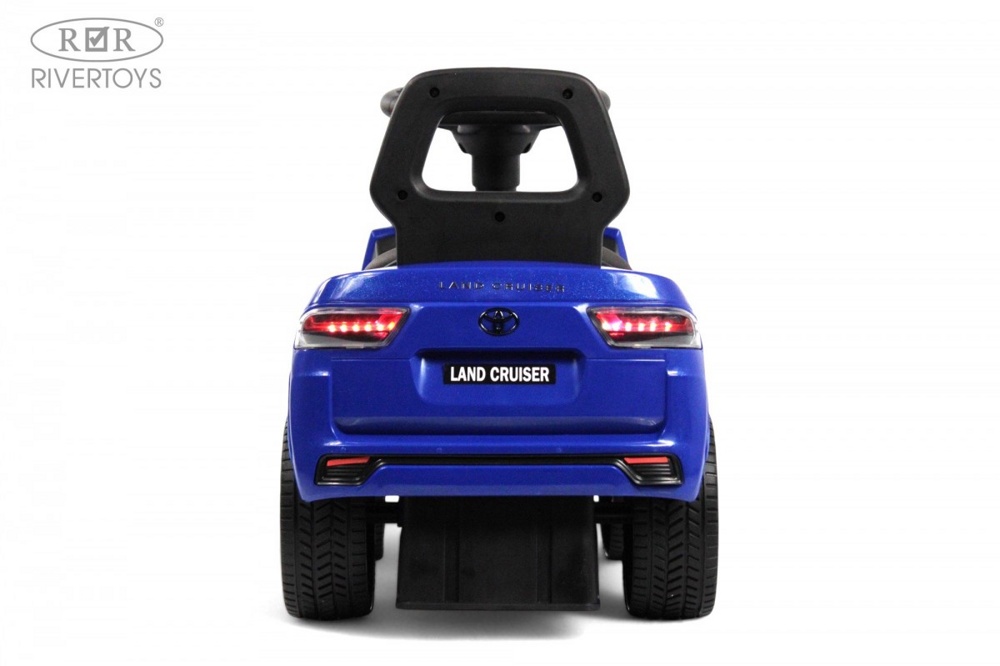 Детский толокар RiverToys Toyota Land Cruiser 300 Z002ZZ-D (синий) фото-5