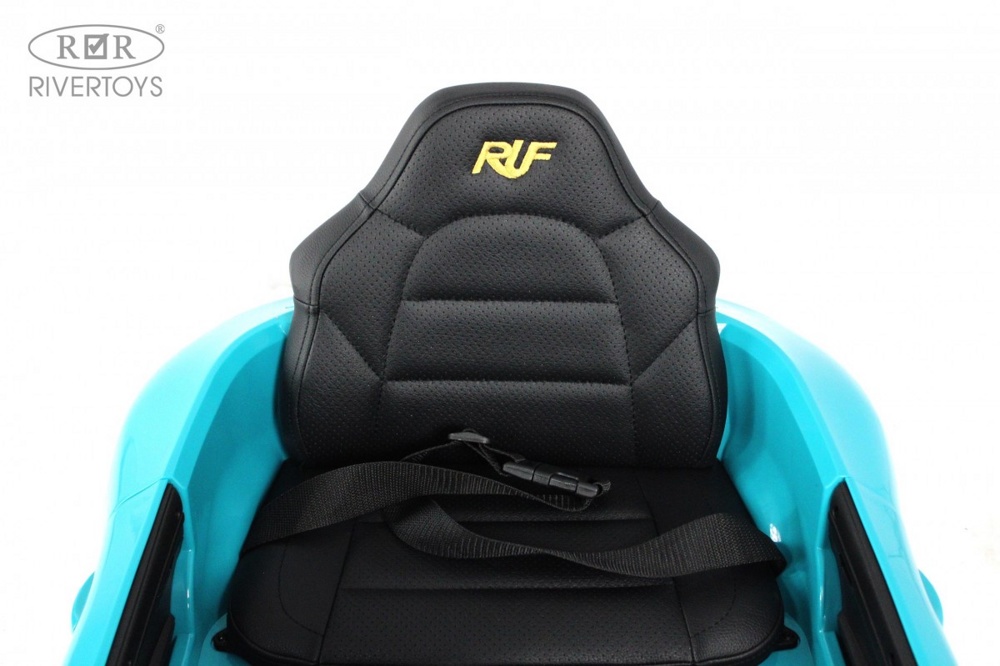 Детский электромобиль RiverToys Porsche 911 RUF A444AA (синий) - фото4