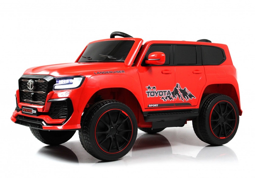 Детский электромобиль RiverToys G555GG (красный) Toyota Полноприводный