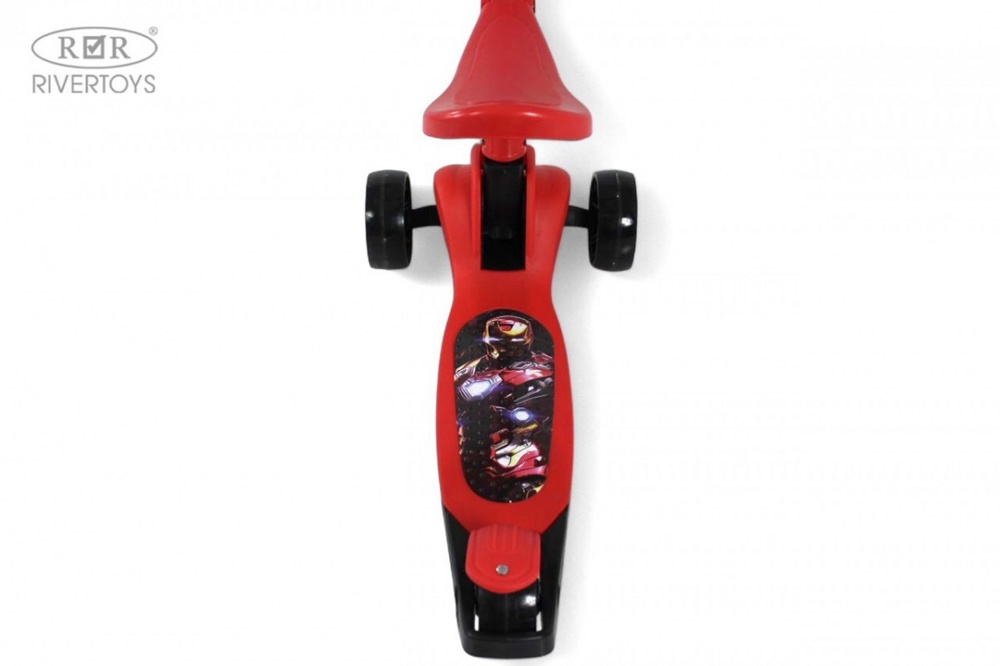 Детский самокат RiverToys HB-101 (красный) - фото2