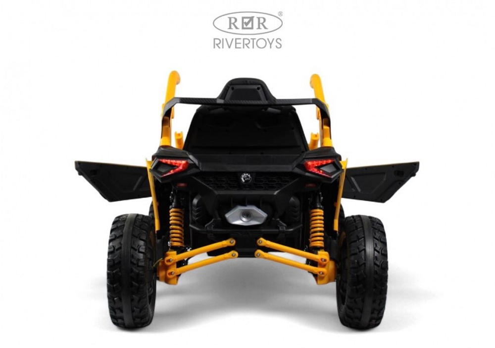 Детский электромобиль RiverToys Z707ZZ (желтый) - фото5