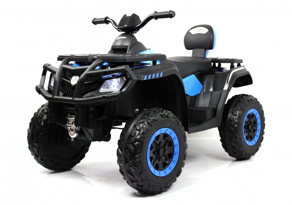 Детский электроквадроцикл RiverToys T001TT 4WD (синий) 12V/10Ah