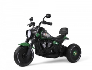 Детский электромотоцикл RiverToys G500GG (зеленый) - фото