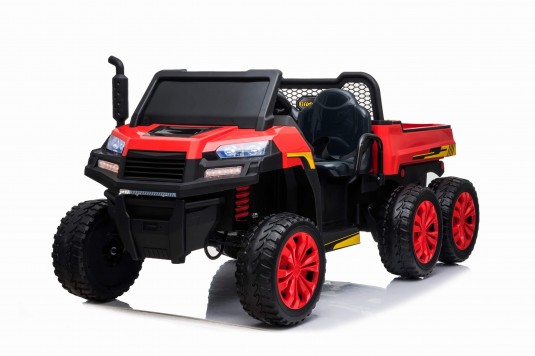 Детский электромобиль RiverToys T100TT (красный) - фото