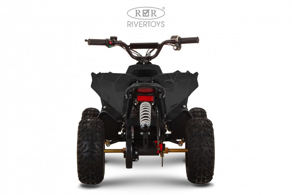 Детский электроквадроцикл RiverToys MARK (черный Spider) - фото4