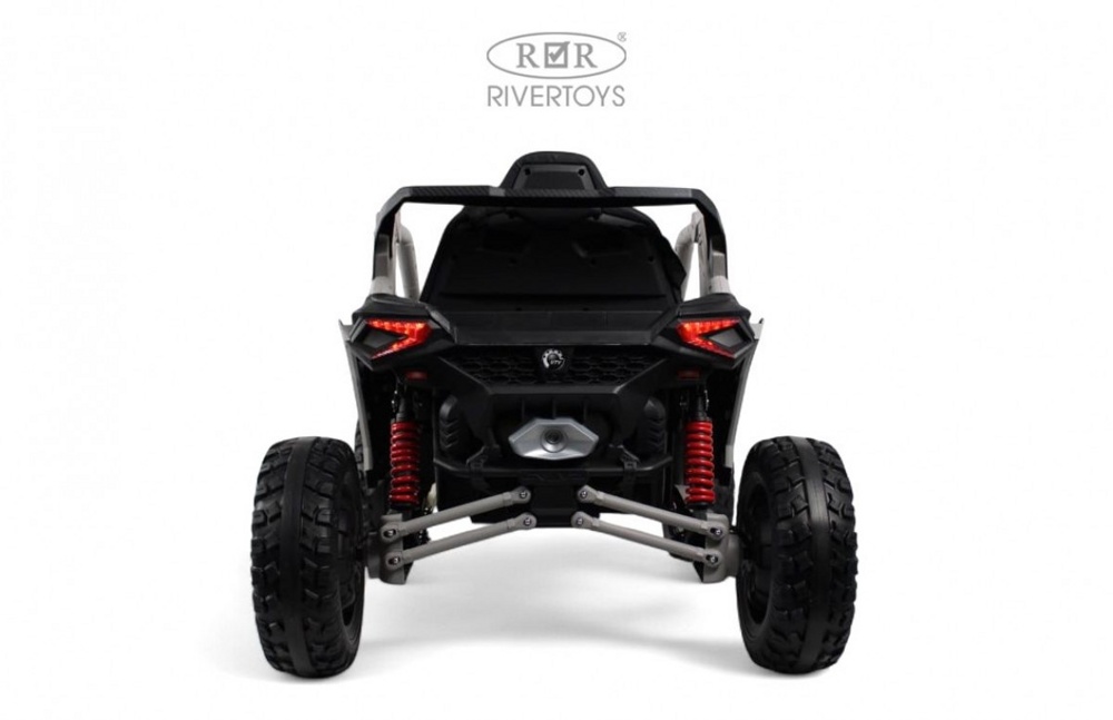 Детский электромобиль RiverToys Z707ZZ (бежевый) - фото5