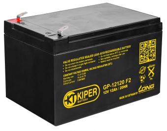 Аккумуляторная батарея для ибп Kiper GP-12120 F2 (12В/12 А ч)