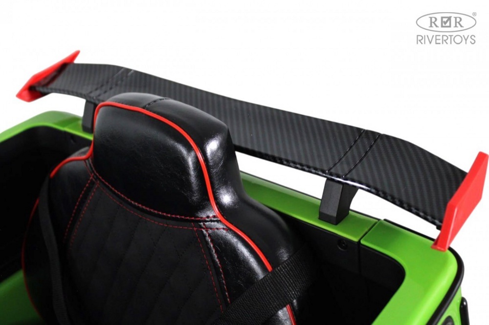Детский электромобиль RiverToys Z777ZZ (зеленый) Полный привод - фото2