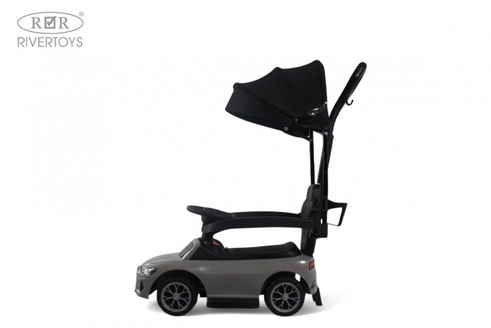 Детский толокар RiverToys Z005ZZ-A (серый) - фото5