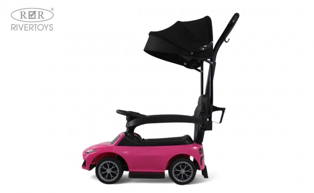 Детский толокар RiverToys Z005ZZ-B (розовый) - фото6