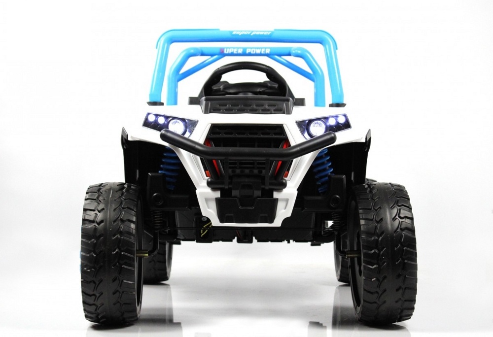 Детский электромобиль RiverToys F888FF-A (синий) Функция качалки - фото3
