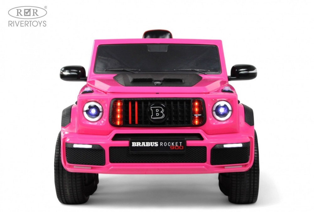 Детский электромобиль RiverToys Z999ZZ (розовый) Полноприводный Mercedes Brabus - фото2