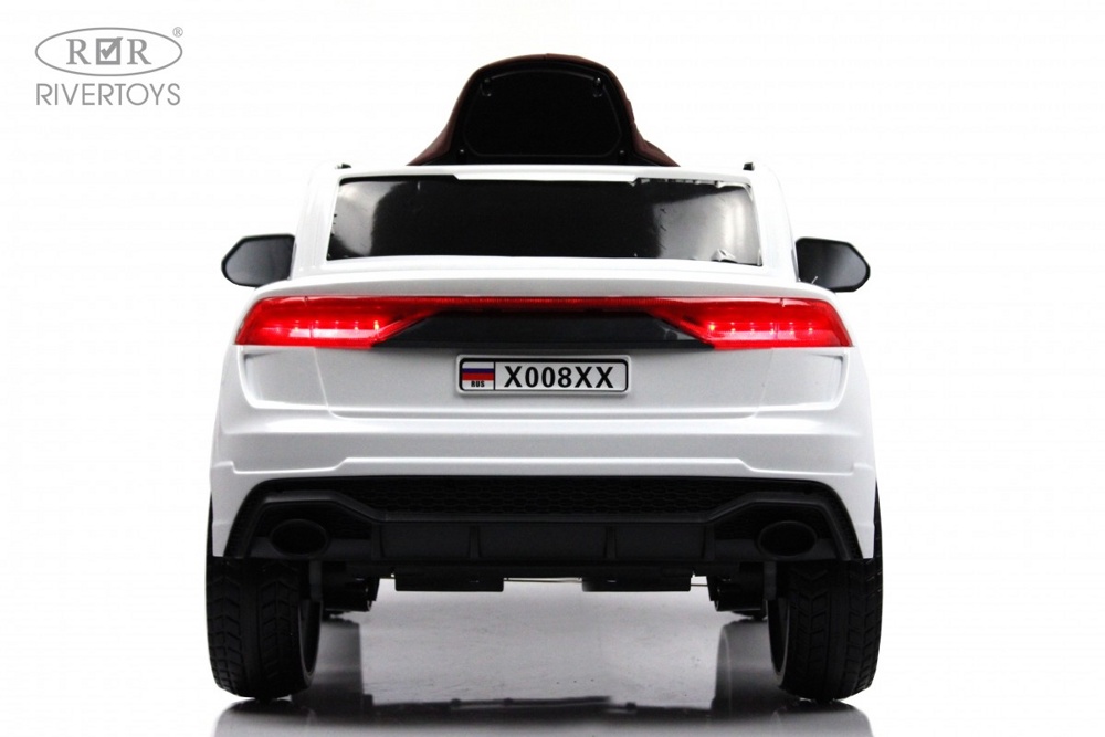 Детский электромобиль RiverToys X008XX (белый) Audi - фото6