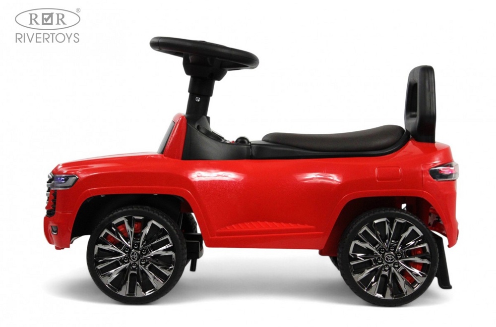 Детский толокар RiverToys Toyota Land Cruiser 300 Z002ZZ-D (красный) фото-4 Детский толокар RiverToys Toyota Land Cruiser 300 Z002ZZ-D (красный) фото-4