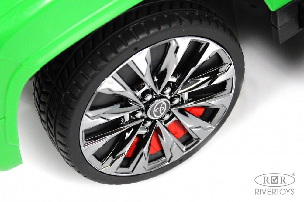 Детский толокар RiverToys Toyota Land Cruiser 300 Z002ZZ-C (зеленый) фото-5