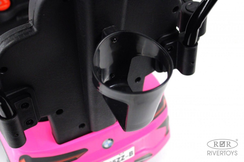 Детский толокар RiverToys Z005ZZ-B (розовый) - фото5