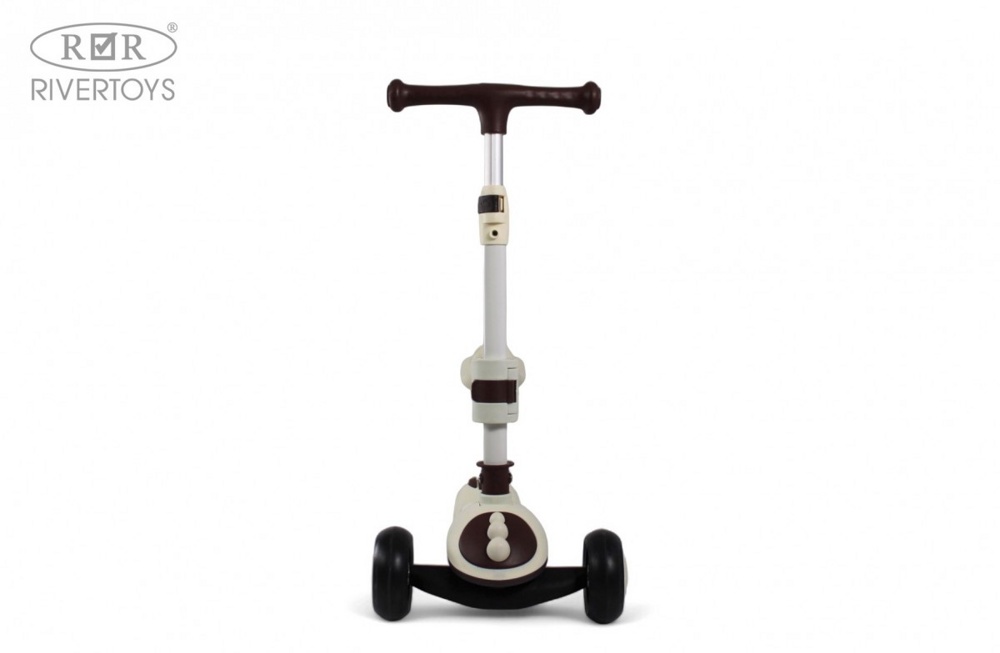 Детский самокат RiverToys HB-8002S (коричневый) Складной фото-3 Детский самокат RiverToys HB-8002S (коричневый) Складной фото-3