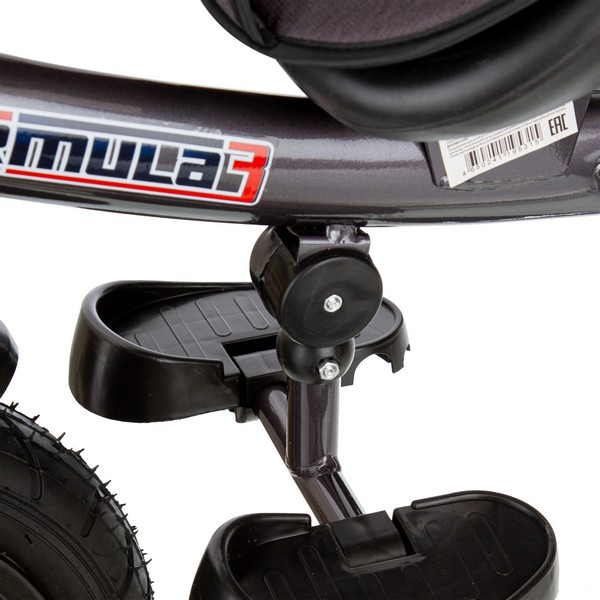 Трехколесный велосипед TRIKE Formula FA3GY (серый) с фарой фото-6