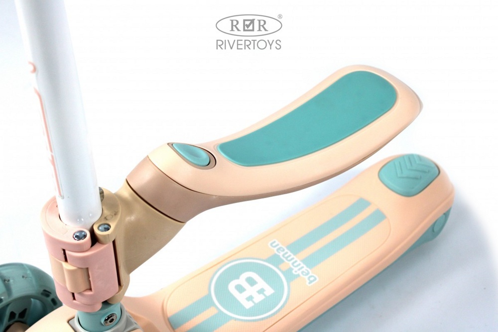 Детский самокат RiverToys HB-818S (розовый) - фото2 Детский самокат RiverToys HB-818S (розовый) - фото2