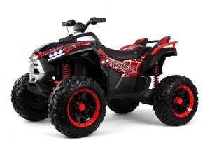 Детский электроквадроцикл RiverToys Z999VO (красный Spider) Двухместный Полноприводный - фото