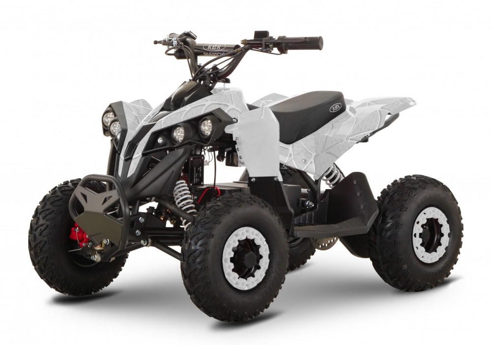 Детский электроквадроцикл RiverToys MARK (белый Special)