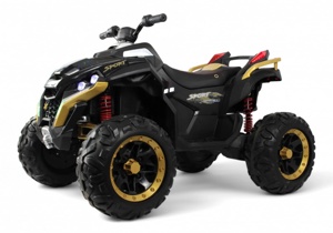 Детский электроквадроцикл RiverToys Z888VO 4WD (черный) - фото