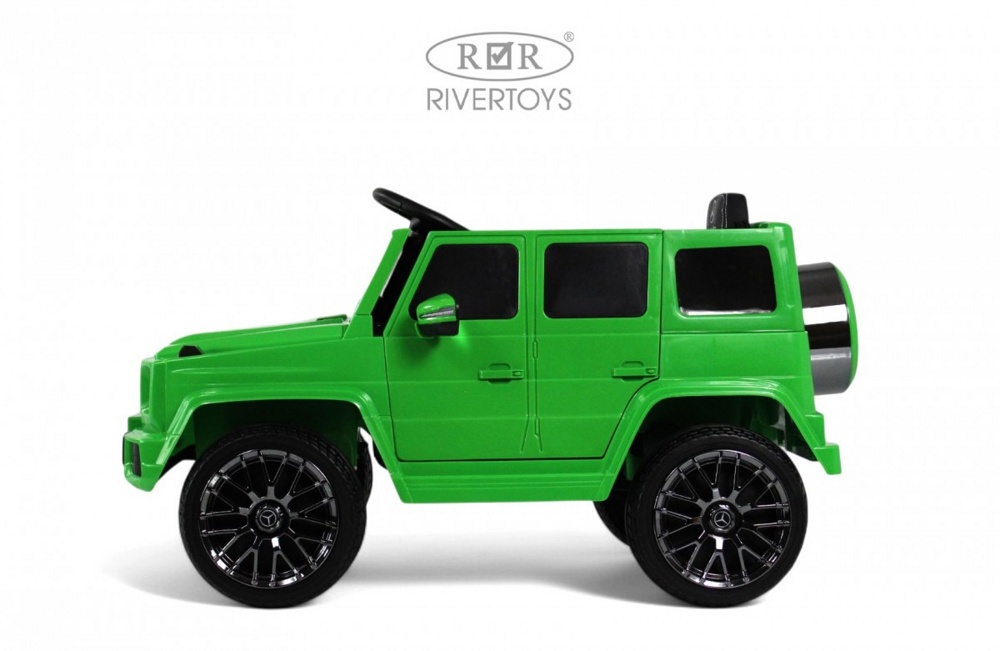 Детский электромобиль RiverToys Mercedes-AMG G63 G222GG (зеленый) - фото3