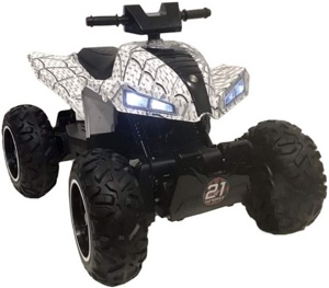 Детский квадроцикл RiverToys T777TT Spider (белый) полноприводной - фото