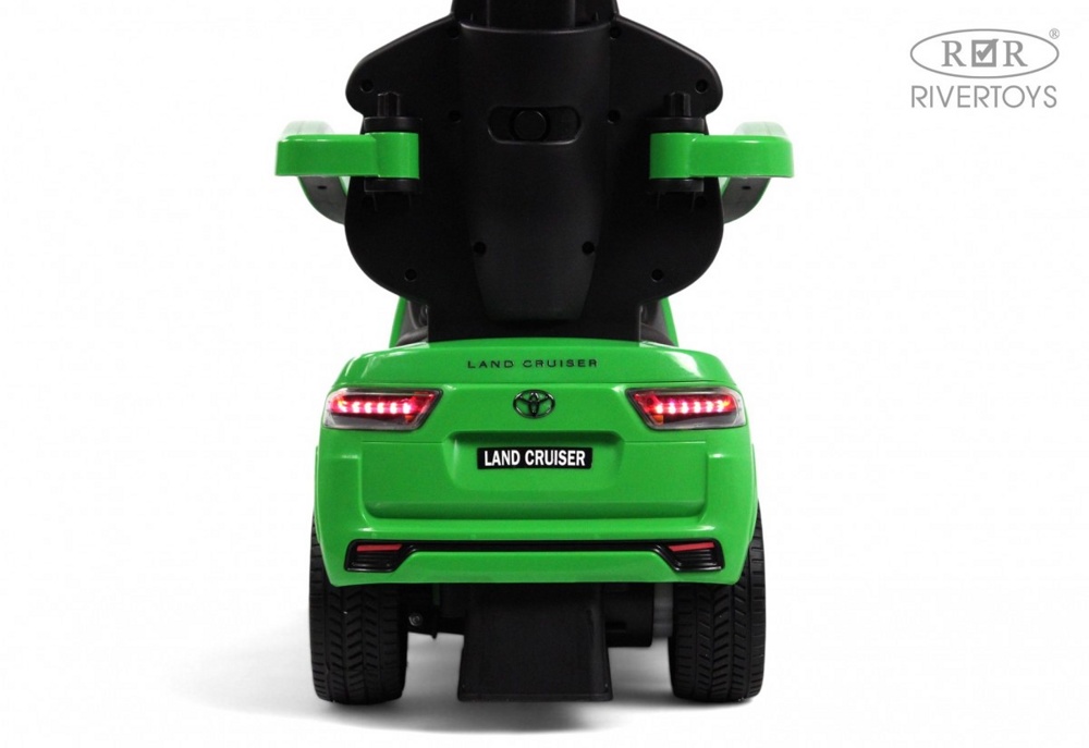 Детский толокар RiverToys Toyota Land Cruiser 300 Z002ZZ-C (зеленый) фото-4