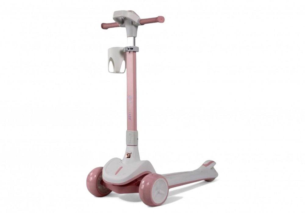 Детский cамокат RiverToys HB-333 (розовый)