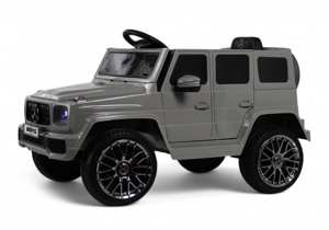 Детский электромобиль RiverToys Mercedes-AMG G63 G222GG (серый) - фото