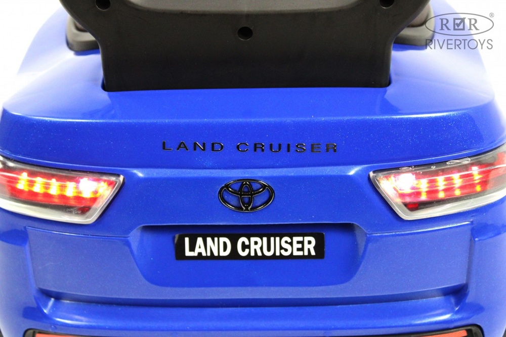 Детский толокар RiverToys Toyota Land Cruiser 300 Z002ZZ-D (синий) фото-6