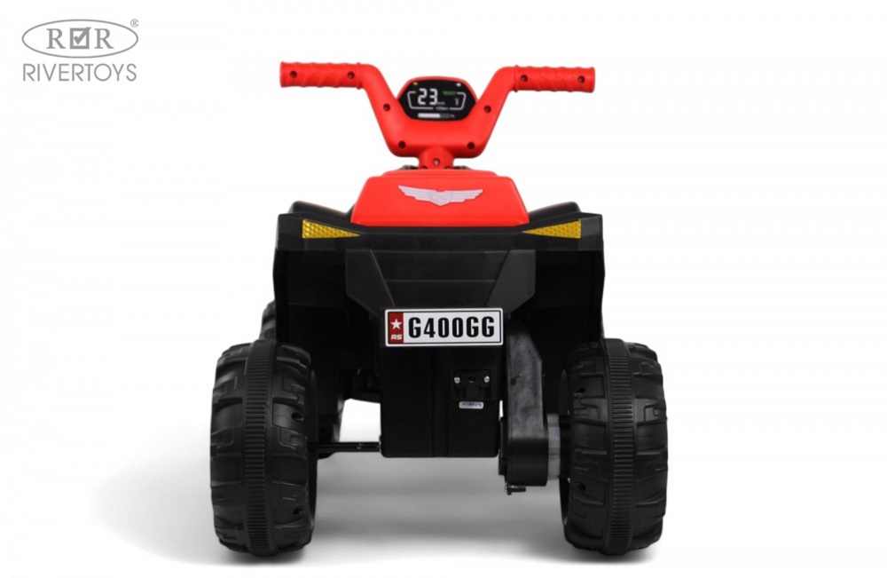 Детский электроквадроцикл RiverToys G400GG (красный) - фото6
