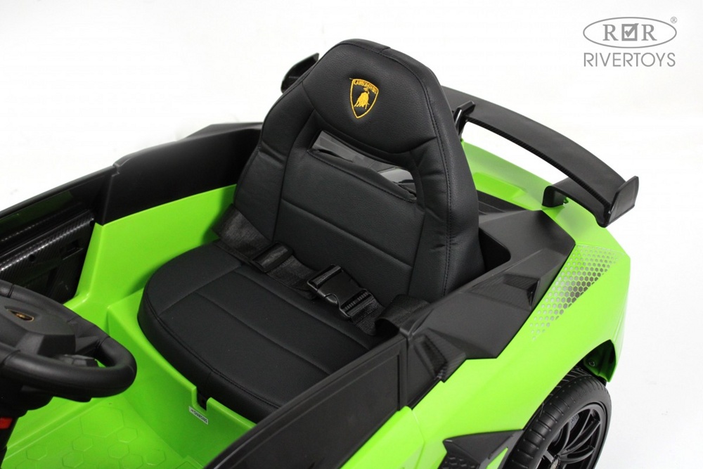 Детский электромобиль RiverToys K888PX (зеленый) Lamborghini - фото6