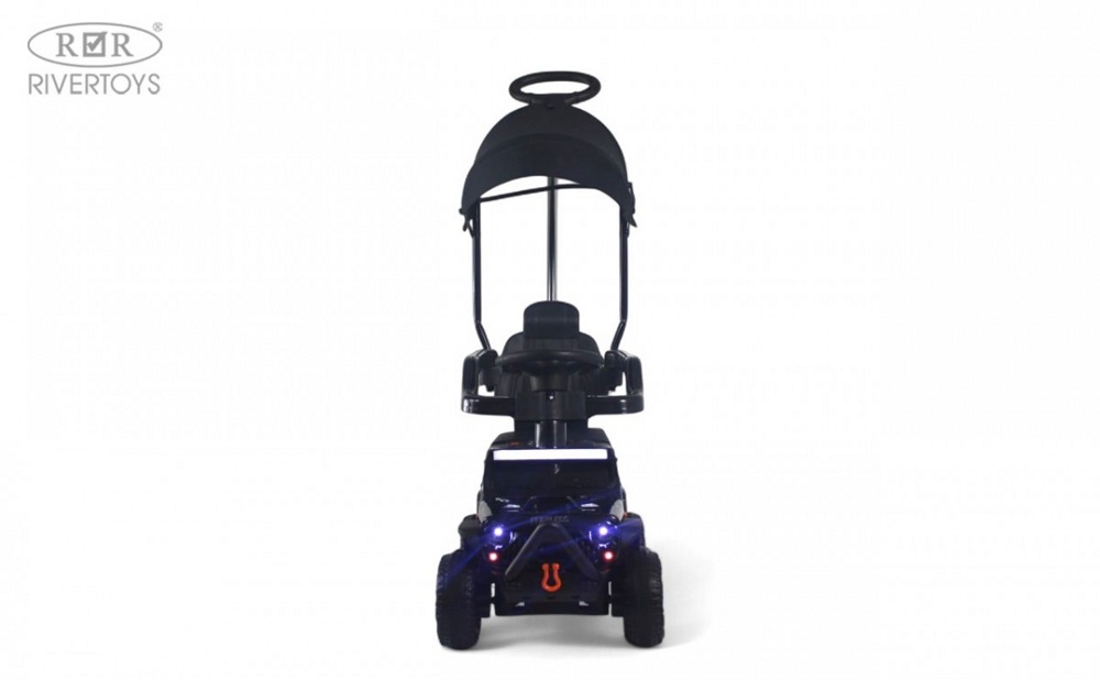 Детский электромобиль RiverToys G009GG (черный) - фото6