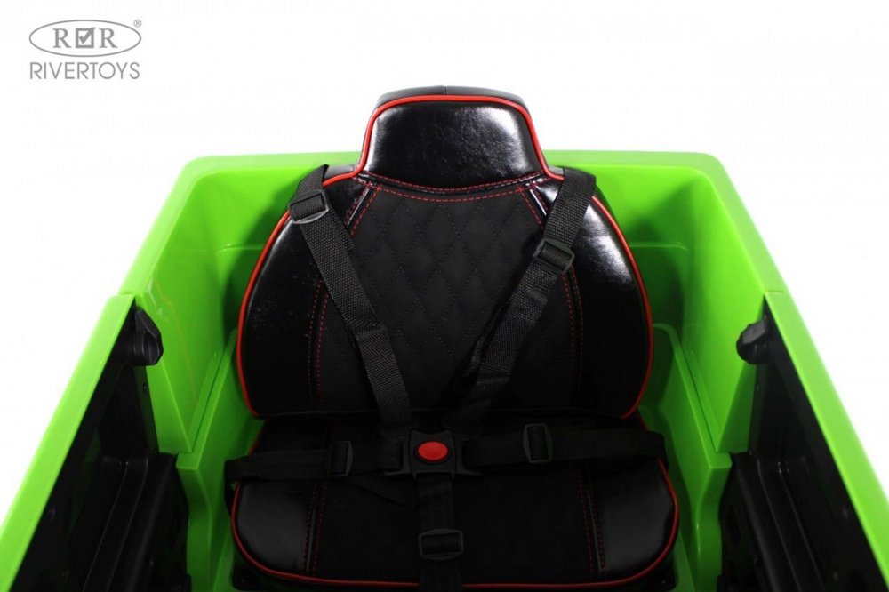 Детский электромобиль RiverToys Z999ZZ (зеленый) Полноприводный - фото4
