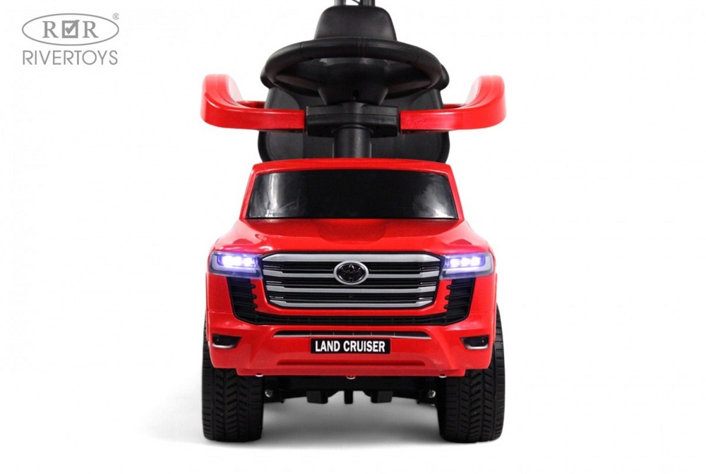 Детский толокар RiverToys Toyota Land Cruiser 300 Z002ZZ-C (красный) фото-5 Детский толокар RiverToys Toyota Land Cruiser 300 Z002ZZ-C (красный) фото-5