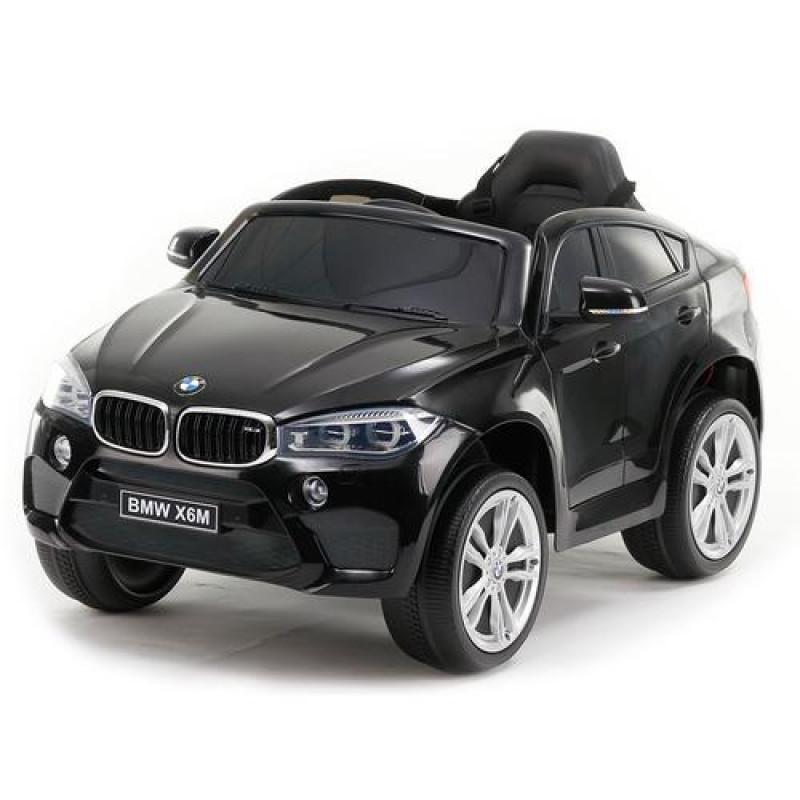 Детский электромобиль RiverToys BMW X6M JJ2199 (черный) лицензия  - фото2