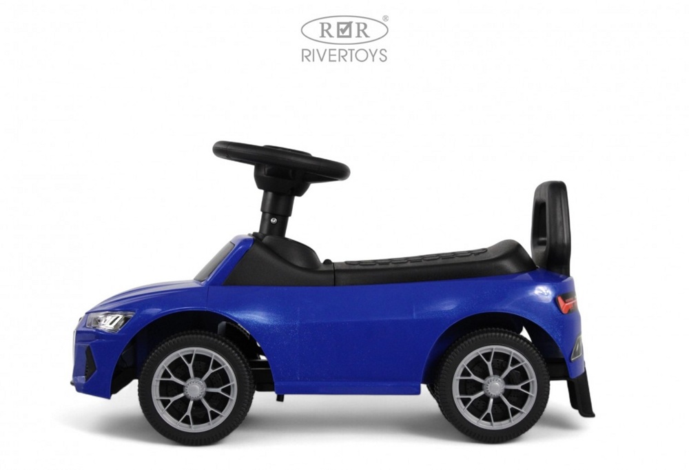 Детский толокар RiverToys Z004ZZ-A (синий) - фото5