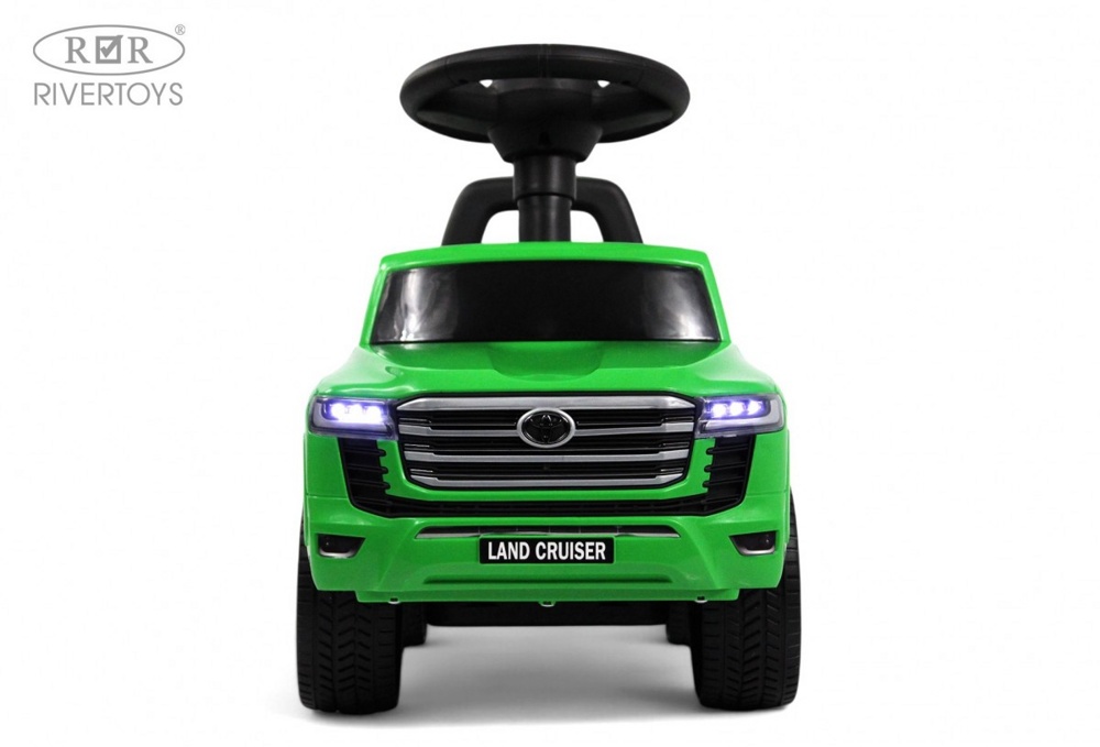 Детский толокар RiverToys Toyota Land Cruiser 300 Z002ZZ-D (зелёный) - фото2