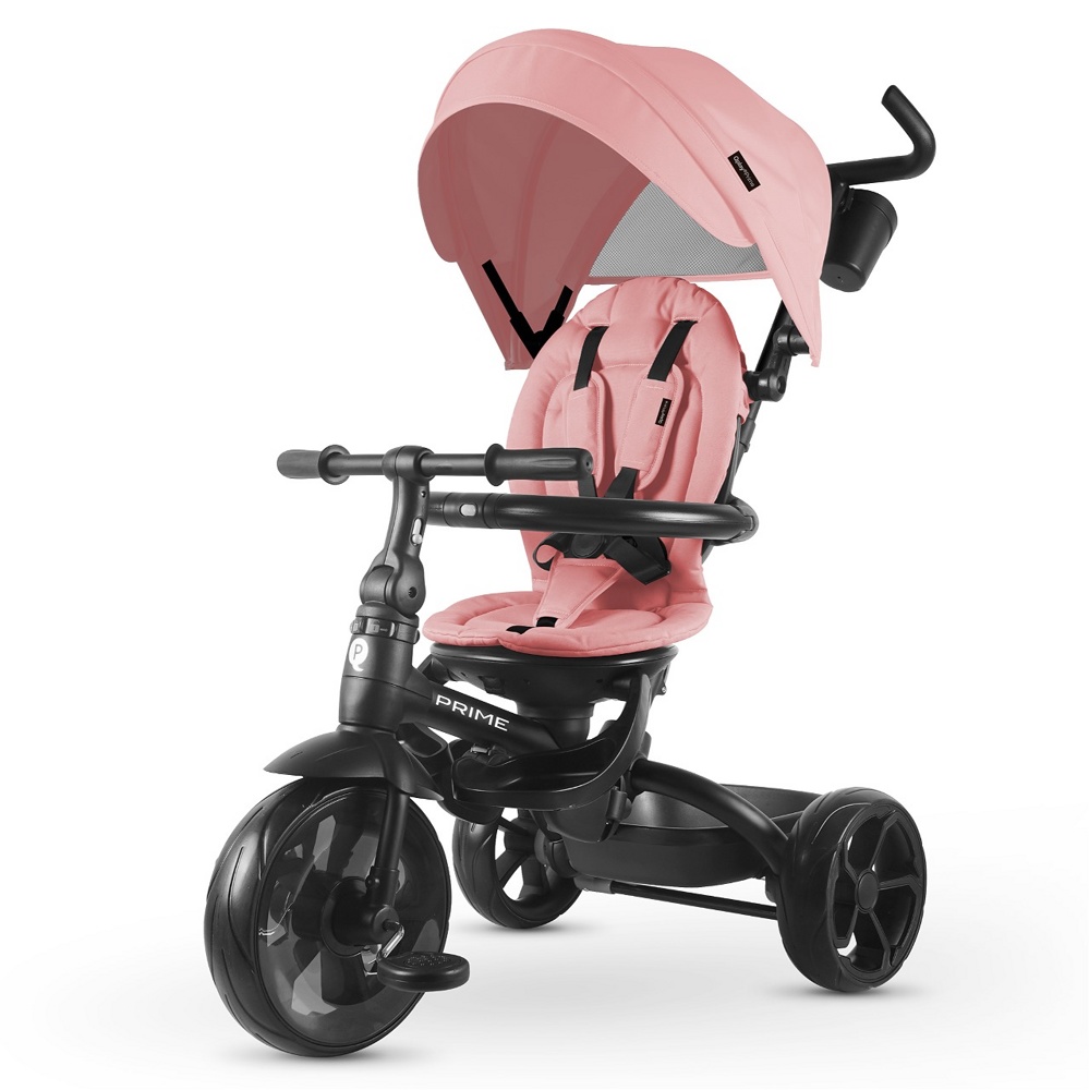 Трехколесный велосипед QPlay Prime2P (розовый) Поворотное сиденье, наклонный руль - фото1 Трехколесный велосипед QPlay Prime2P (розовый) Поворотное сиденье, наклонный руль - фото1