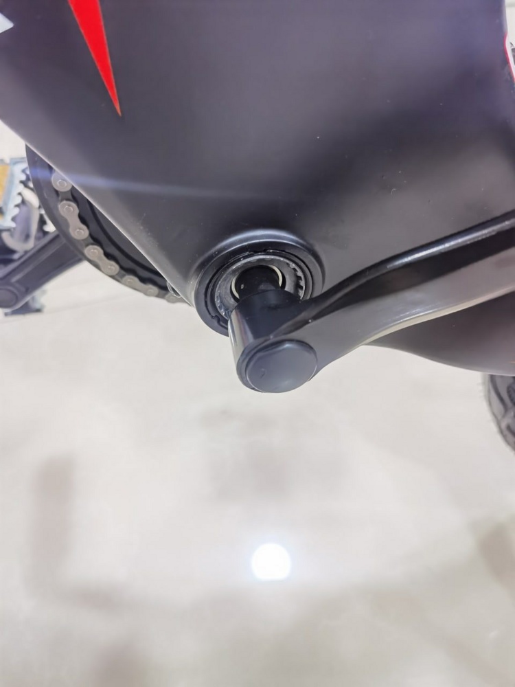 Детский велосипед Delta Prestige Maxx 20 2022 (черный/красный) спицы, магниевая рама - фото5