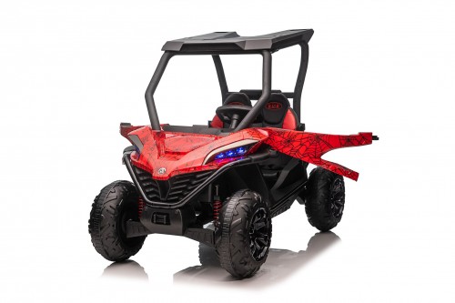 Детский электромобиль RiverToys X777XX (красный паук) полноприводный, двухместный - фото2